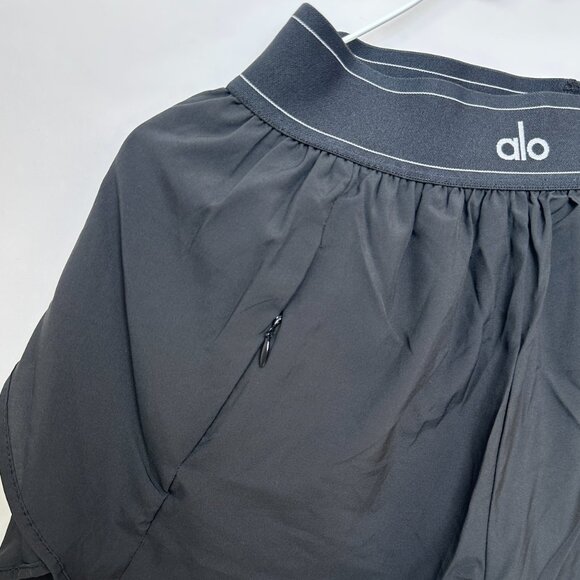 ALO Yoga Black Athletic Shorts - Picture 7 of 9